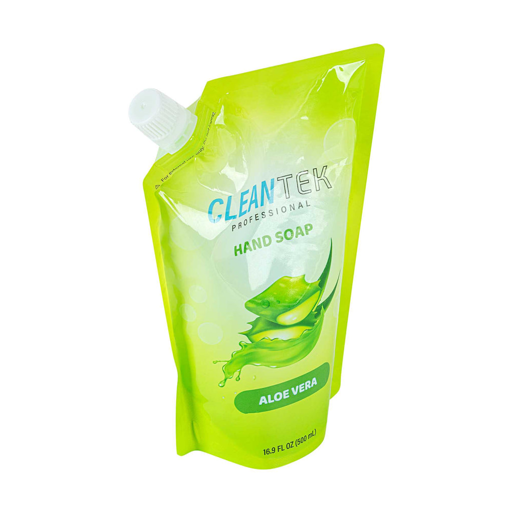 Clean Tek Professional 16.9 fl. oz Liquid Hand Soap Refill - Aloe Vera - 24 count box