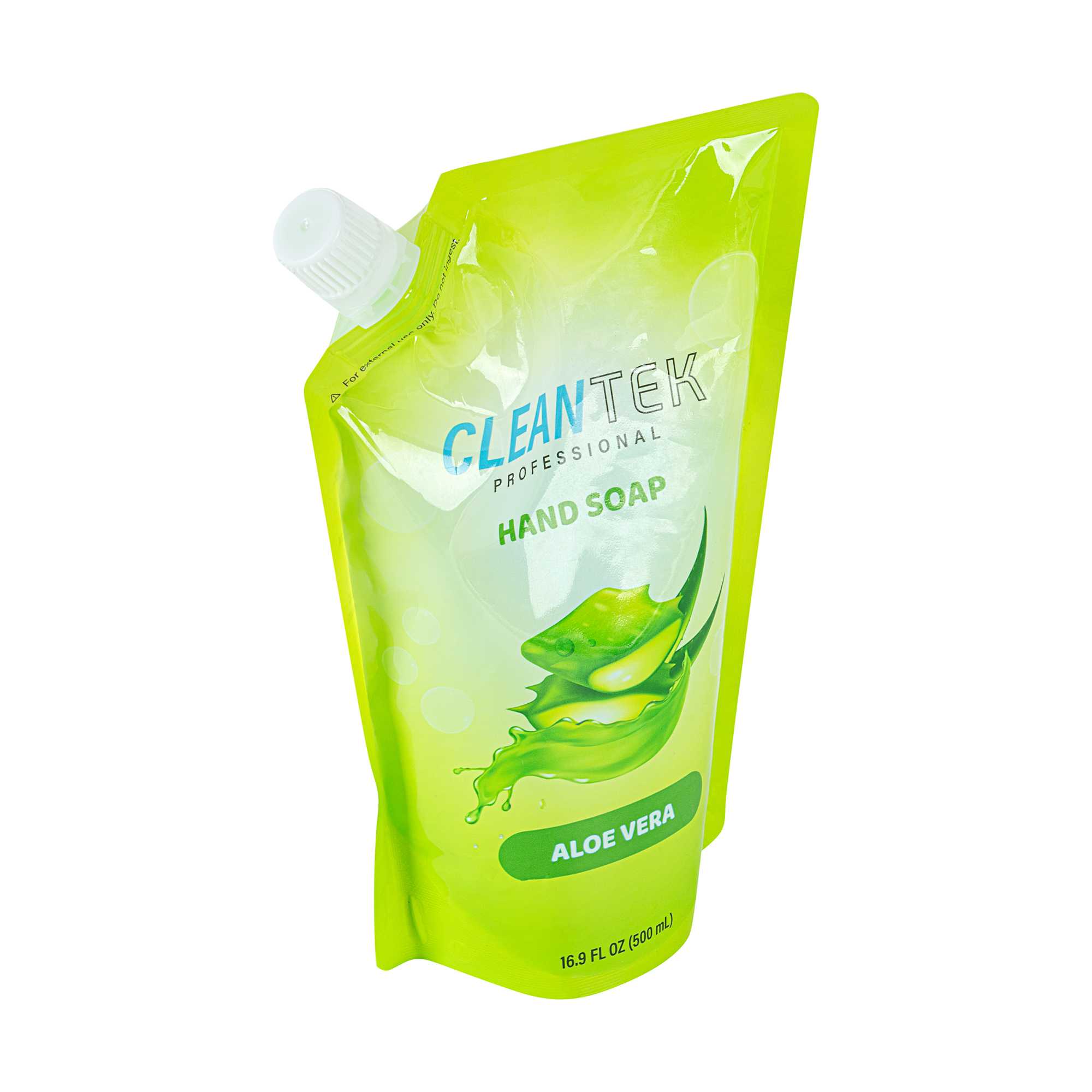 Clean Tek Professional 16.9 fl. oz Liquid Hand Soap Refill - Aloe Vera - 24 count box