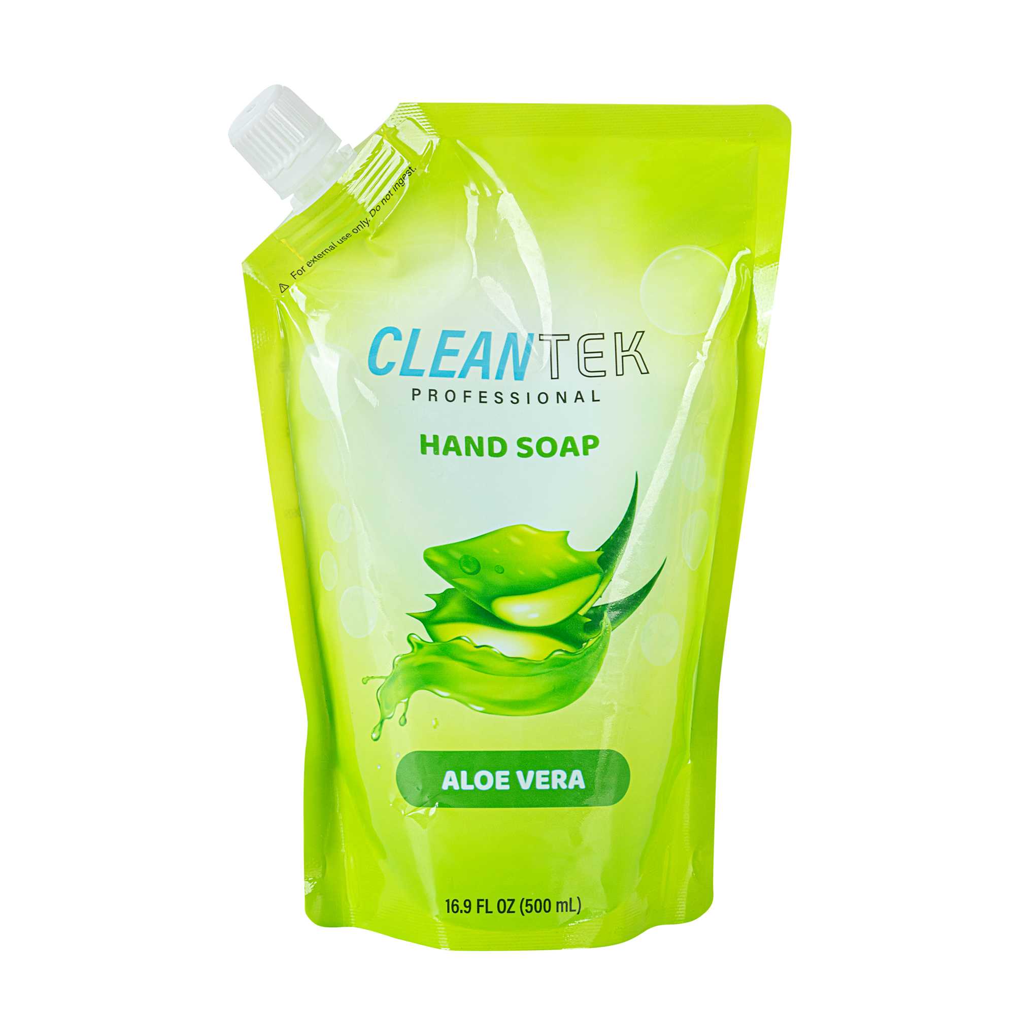Clean Tek Professional 16.9 fl. oz Liquid Hand Soap Refill - Aloe Vera - 24 count box