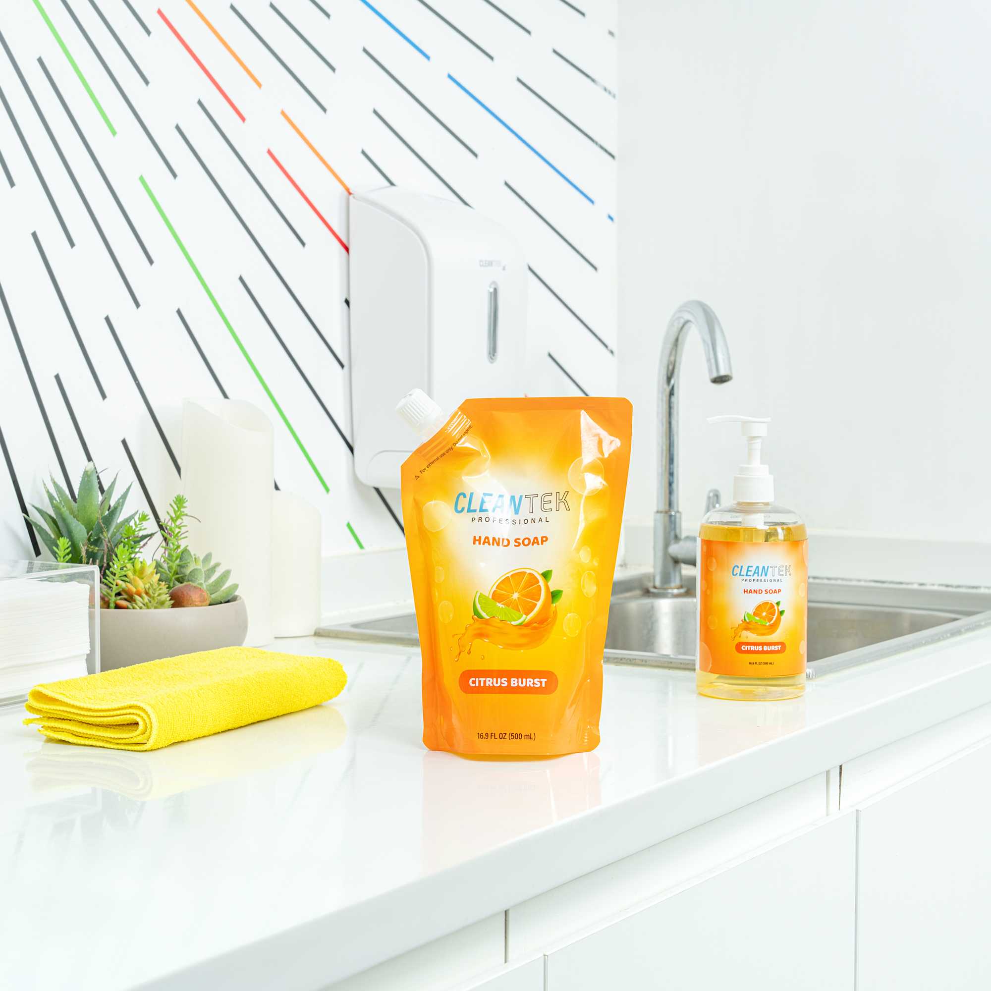 Clean Tek Professional 16.9 fl. oz Liquid Hand Soap Refill - Citrus Burst - 1 count box