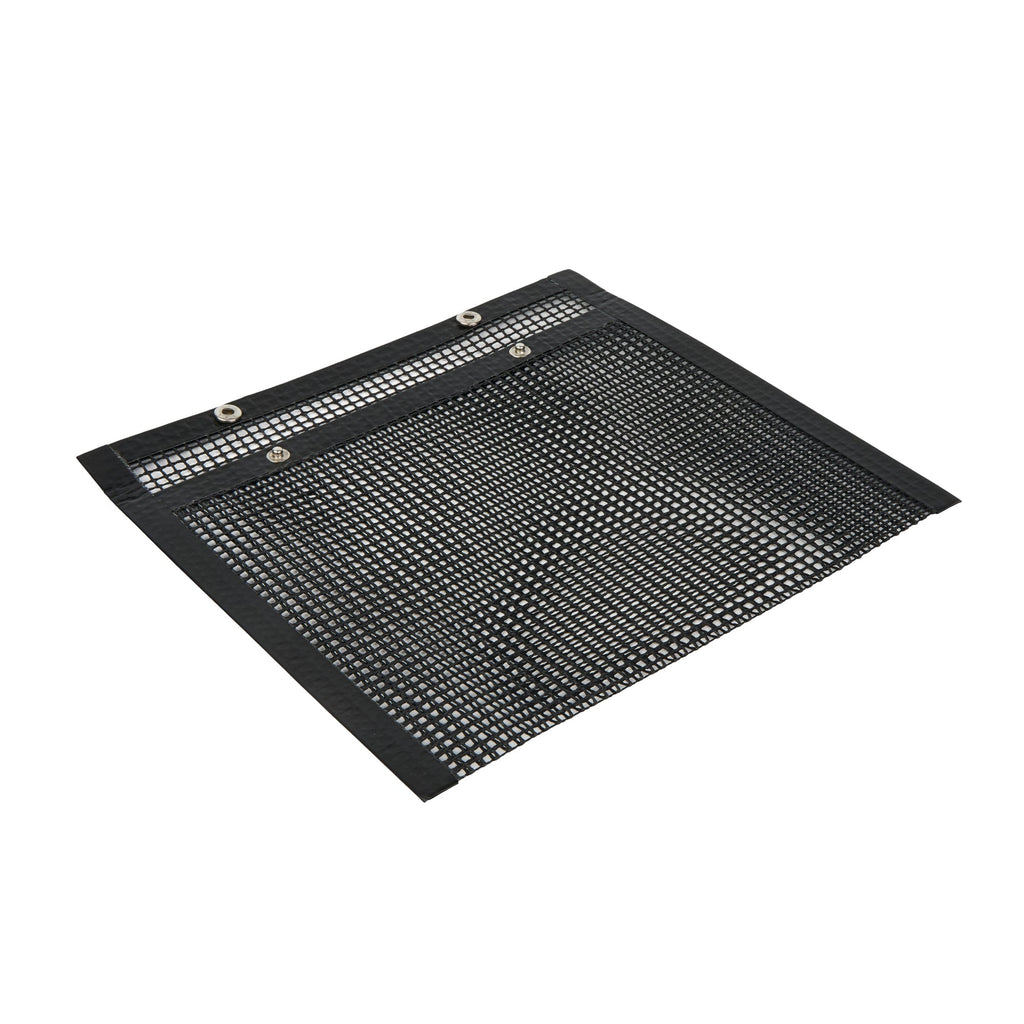 Met Lux Rectangle Black PTFE Mesh Grill Bag - Non-Stick - 8 3/4" x 10 1/2" - 2 count box