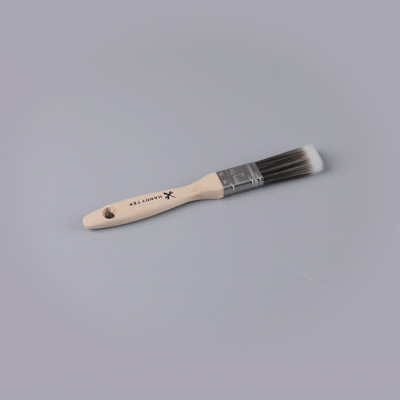 Handy Tek Synthetic Polyester Paint Brush - Flat, Beaver Tail - 1" - 1 count box