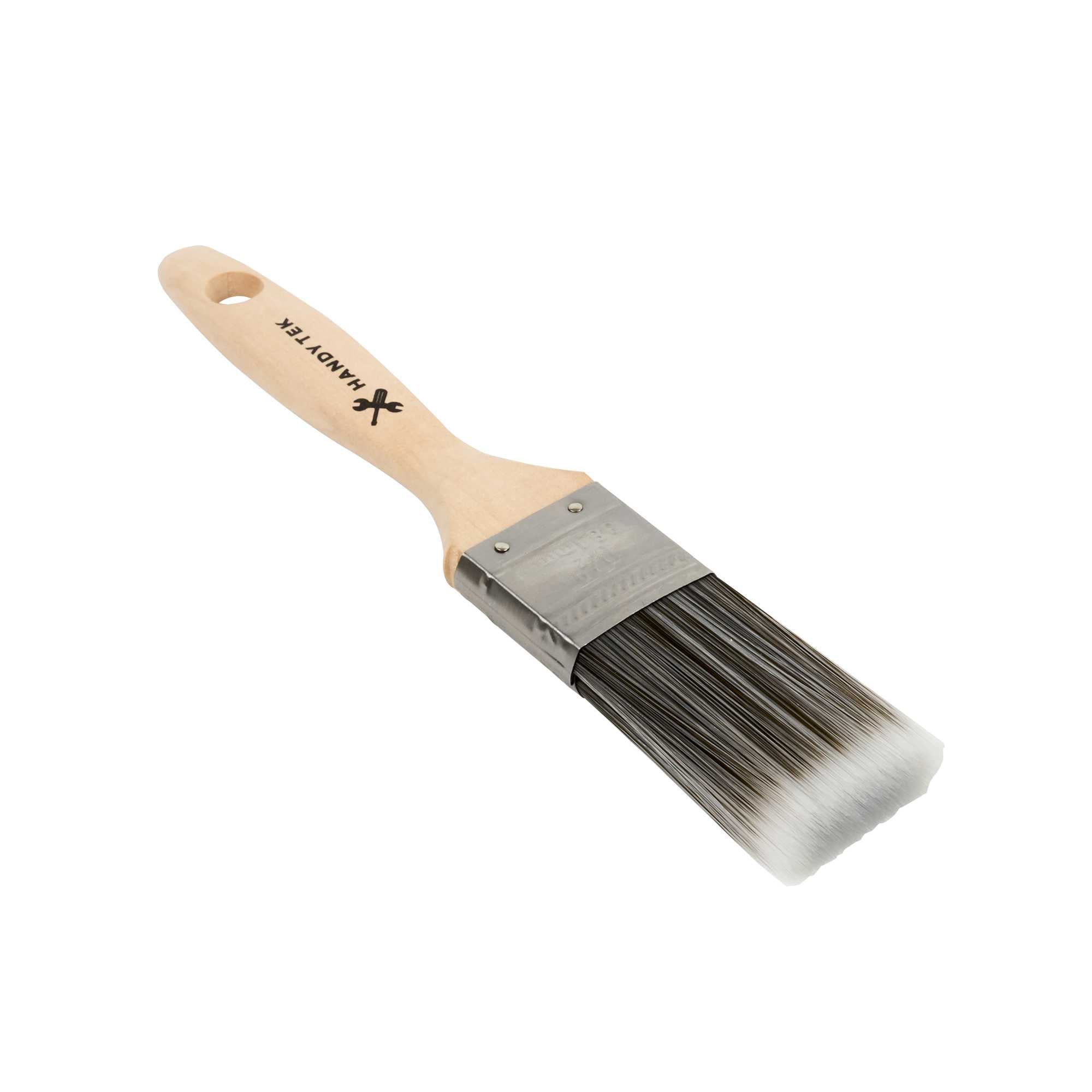 Handy Tek Synthetic Polyester Paint Brush - Flat, Beaver Tail - 144 1/2" - 144 count box