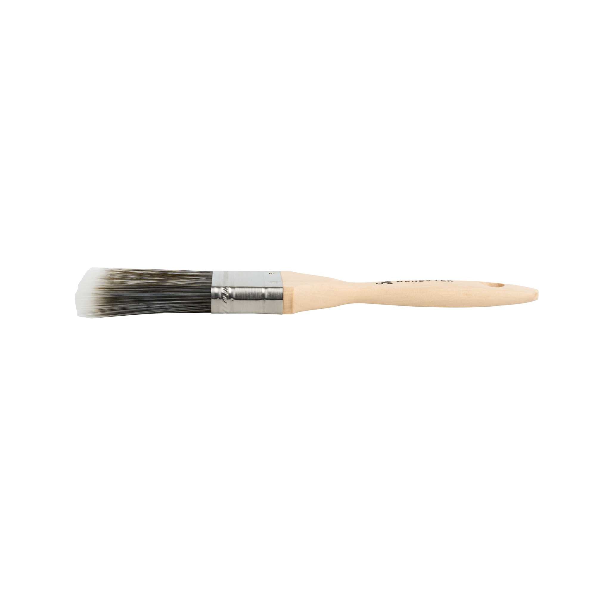 Handy Tek Synthetic Polyester Paint Brush - Flat, Beaver Tail - 2" - 120 count box