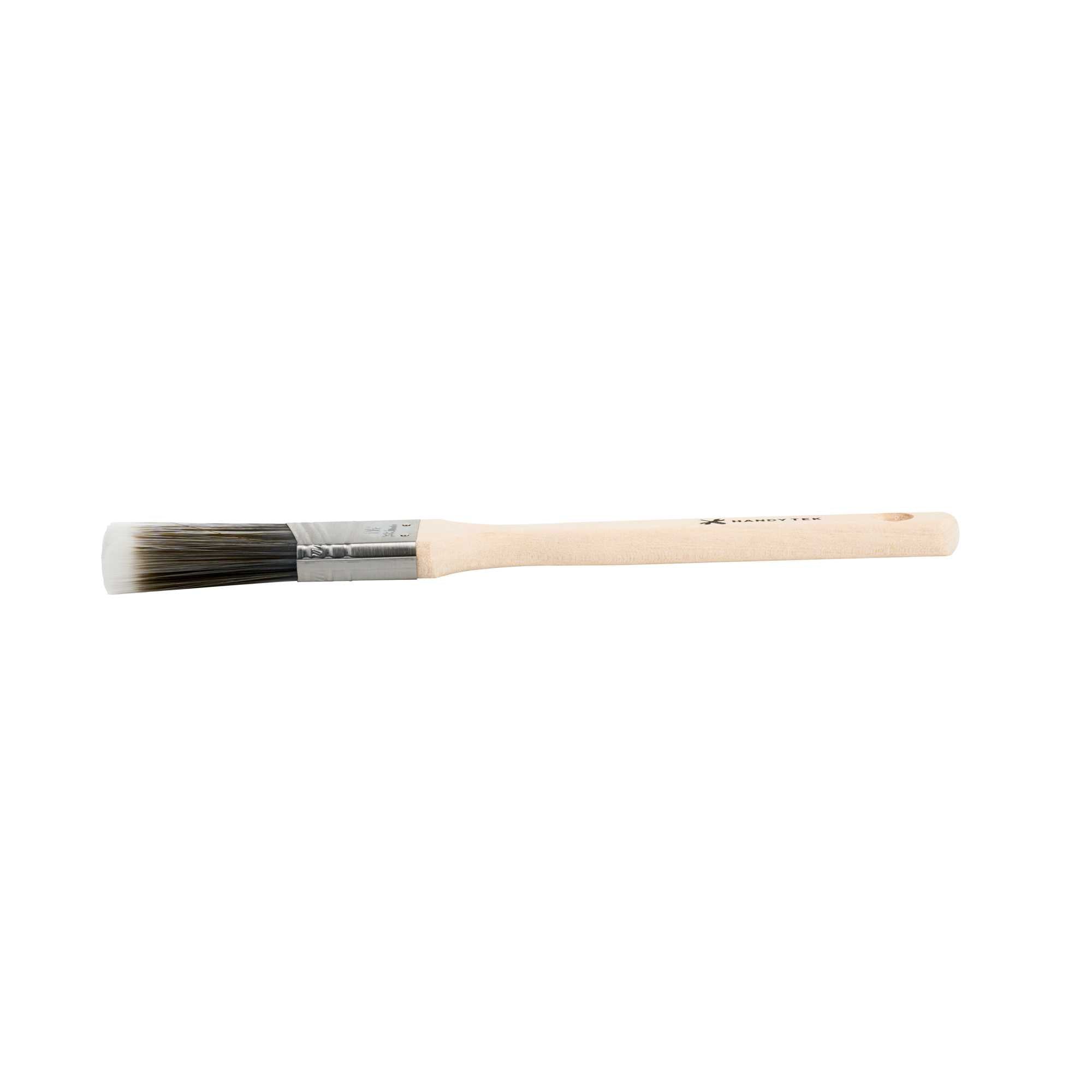 Handy Tek Synthetic Polyester Paint Brush - Angled, Long Handle - 1 1/2" - 1 count box