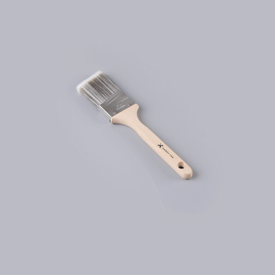 Handy Tek Synthetic Polyester Paint Brush - Angled, Long Handle - 2 1/2" - 1 count box
