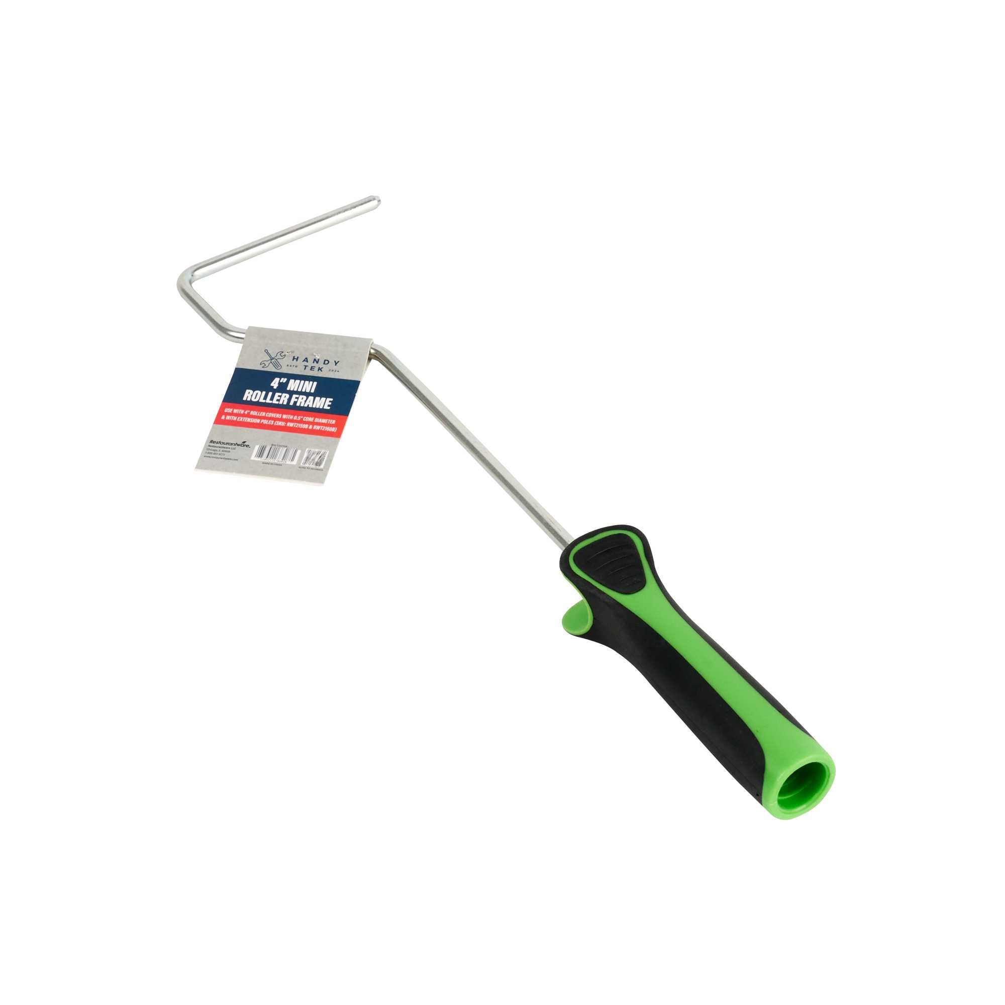 Handy Tek Mini Roller Frame - Long and Soft Grip Handle - 4" - 1 count box