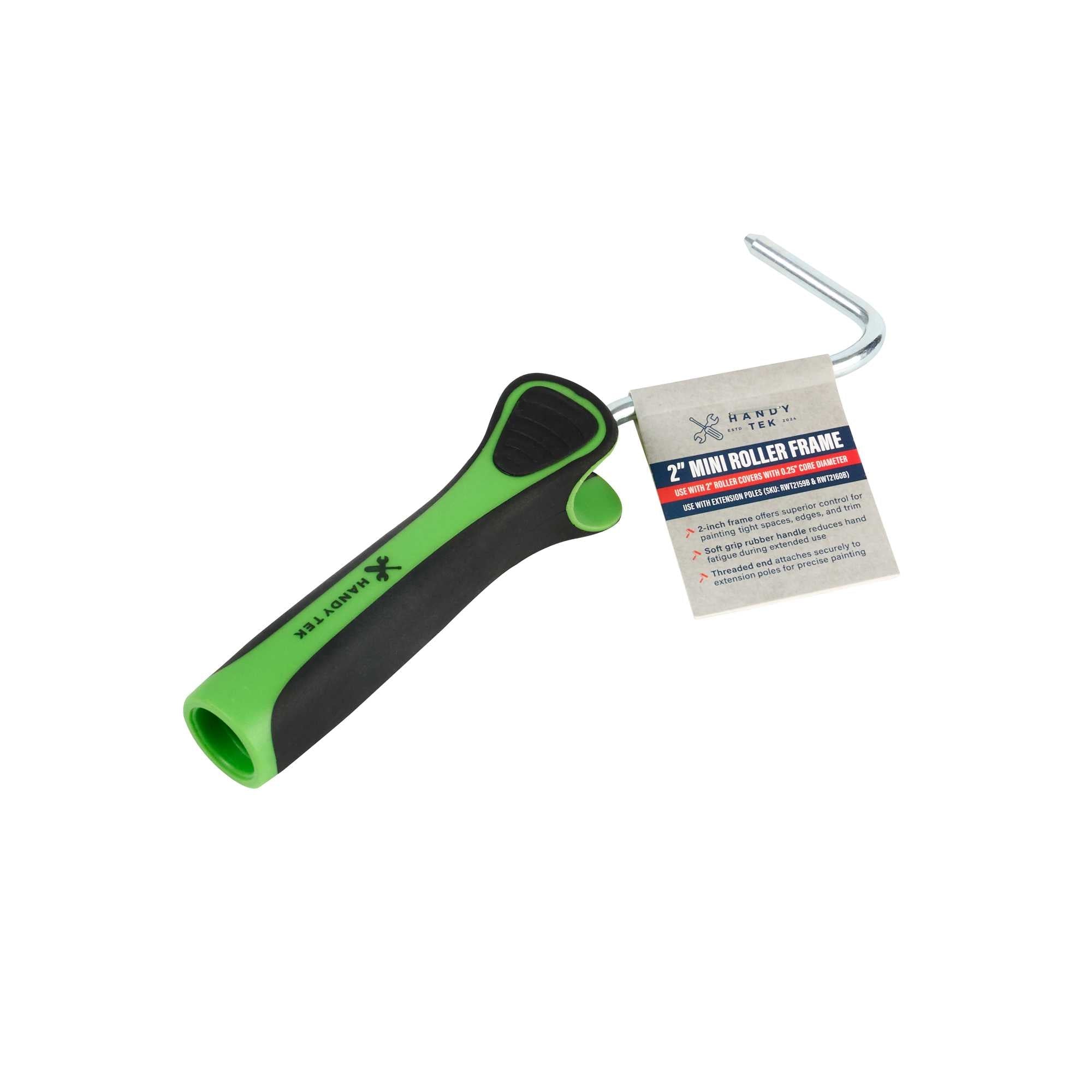 Handy Tek Mini Roller Frame - Soft Grip Handle - 2" - 1 count box