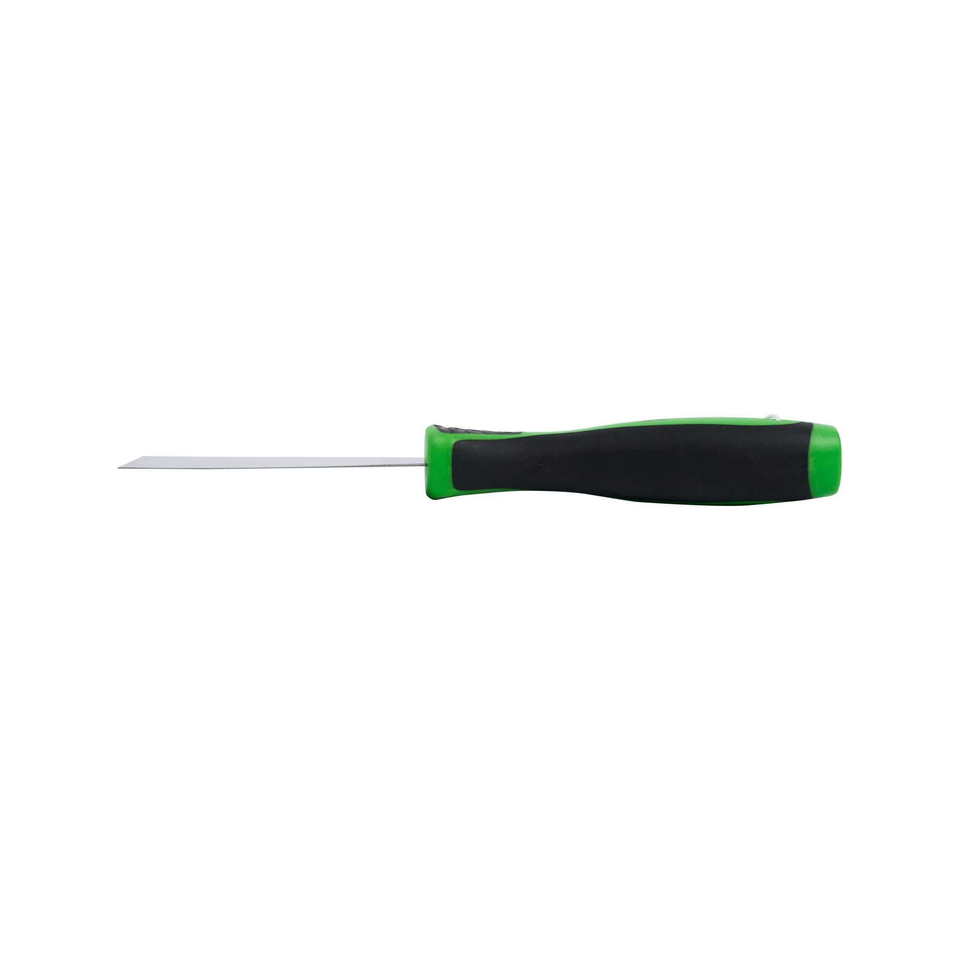 Handy Tek Carbon Steel Putty Knife - Flexible, Soft Grip Handle - 2" - 1 count box