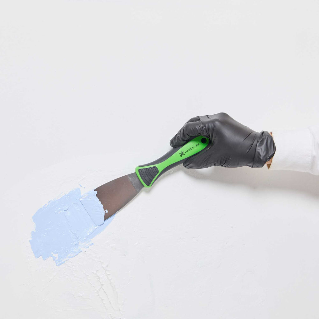 Handy Tek Carbon Steel Putty Knife - Flexible, Soft Grip Handle - 2" - 1 count box