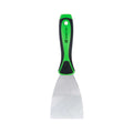 Handy Tek Carbon Steel Putty Knife - Flexible, Soft Grip Handle - 3" - 1 count box