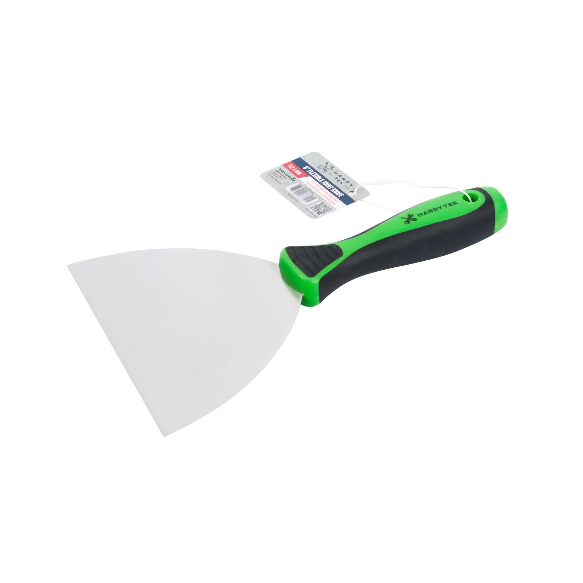 Handy Tek Carbon Steel Joint Knife - Flexible, Soft Grip Handle - 6" - 1 count box