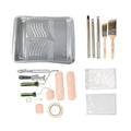 Handy Tek Paint Roller Kit - 18-Piece - 17 3/4" x 13" x 3 1/4" - 1 count box
