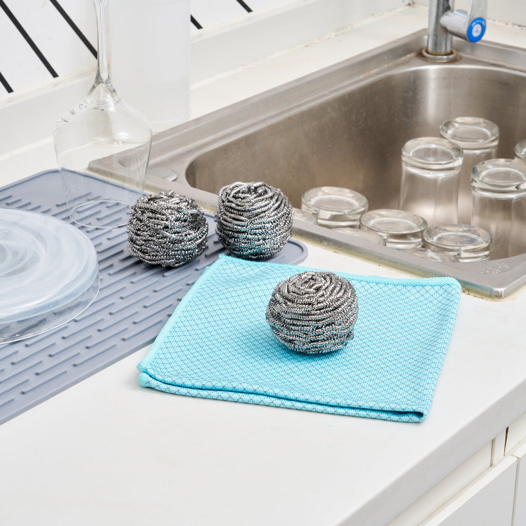 Clean Tek Professional 30g Stainless Steel Scrubber - 100 count box