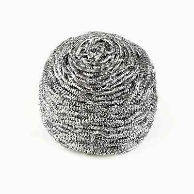 Clean Tek Professional 100g Stainless Steel Scrubber - 10 count box