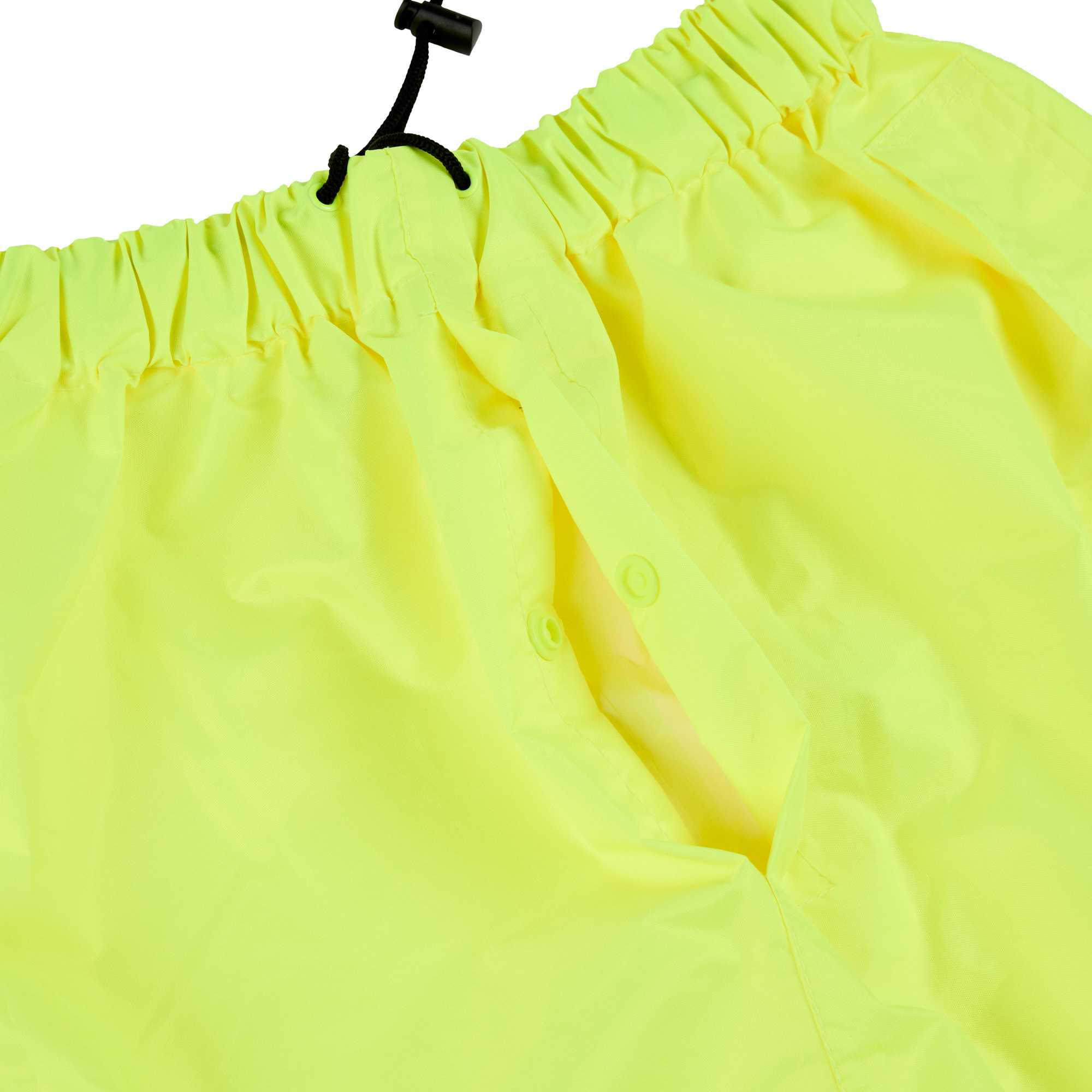 Be Safe Class E Lime XL High Visibility Lightweight Rain Pants - Reflective Tape - 20 count box