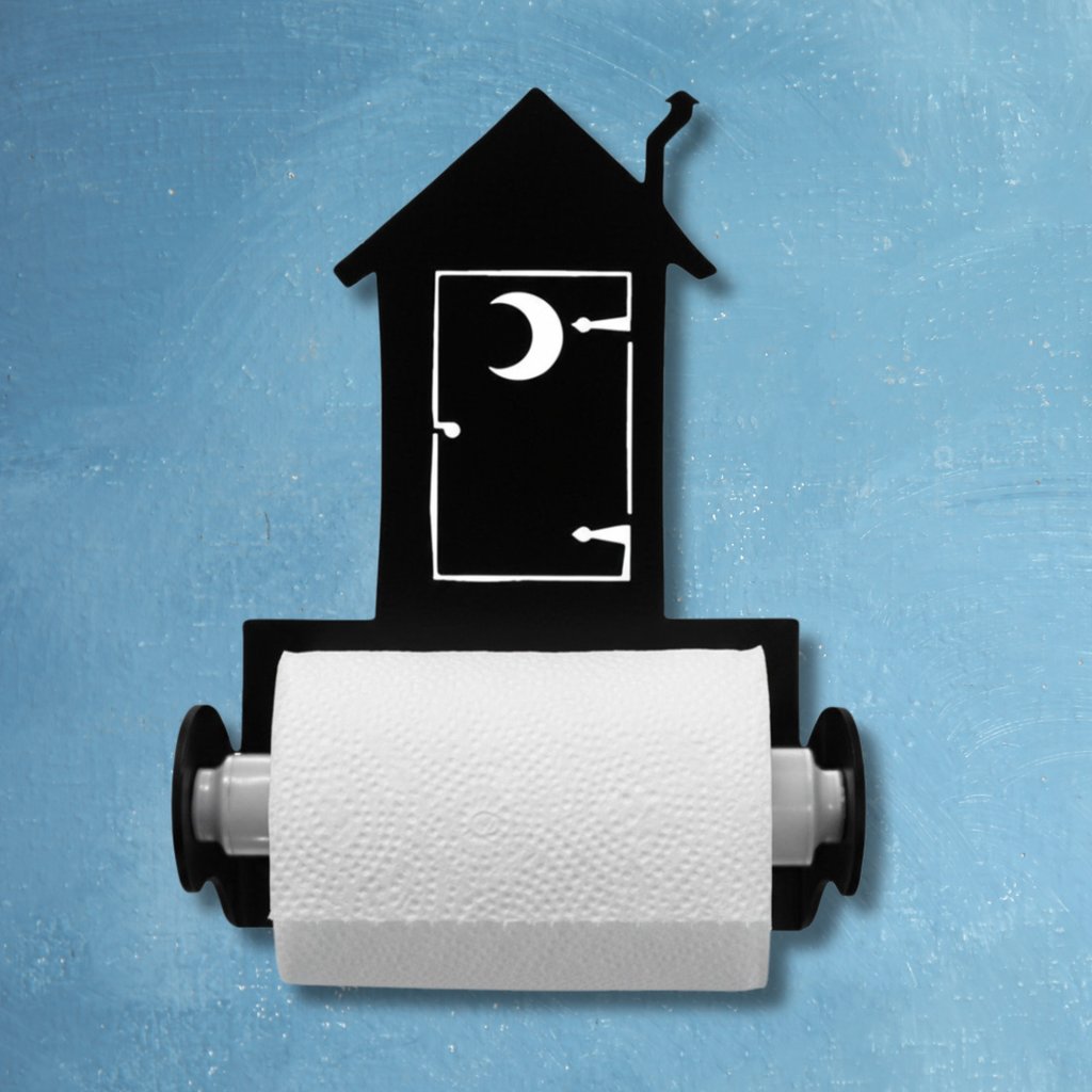 Rustic Outhouse Bathroom Toilet Paper Holder