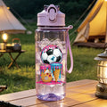 500ml 67 Printed Straw Cup | BPA Free Summer Water Bottle