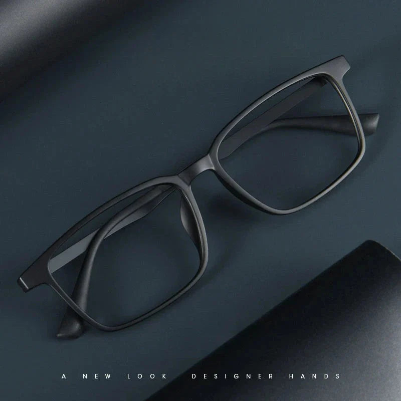 FIRADA Retro Titanium Square Glasses – Comfortable Men’s Eyewear