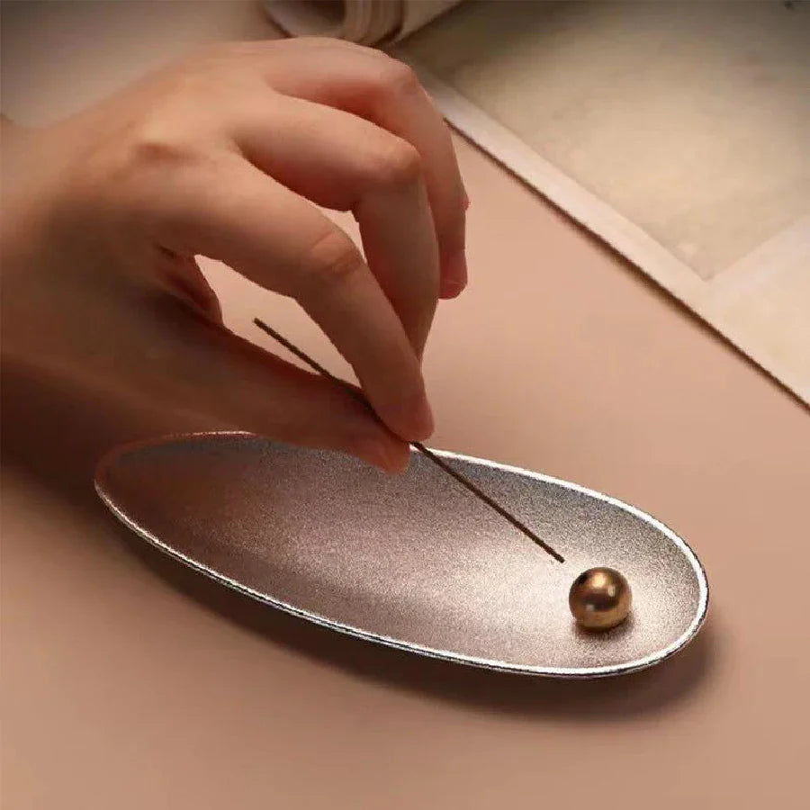 Alloy Copper Bead Incense Holder | Zen Tea Ceremony Incense Burner