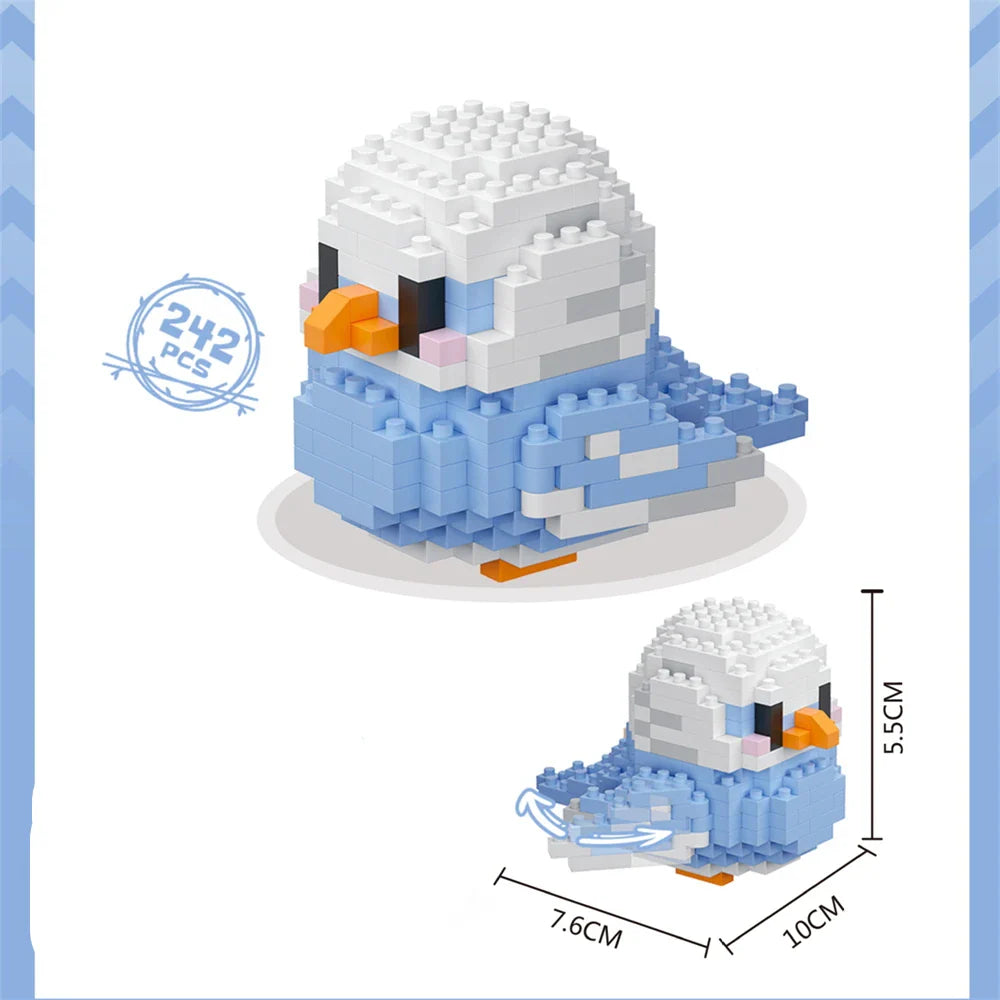 Cute Bird Building Blocks Set | Creative Educational Toy for Teens and Adults
