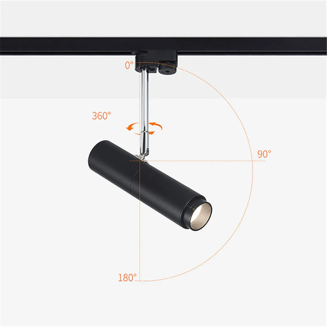 DecorBites™ Adjustable Focus LED Track Lights for Commercial Spaces