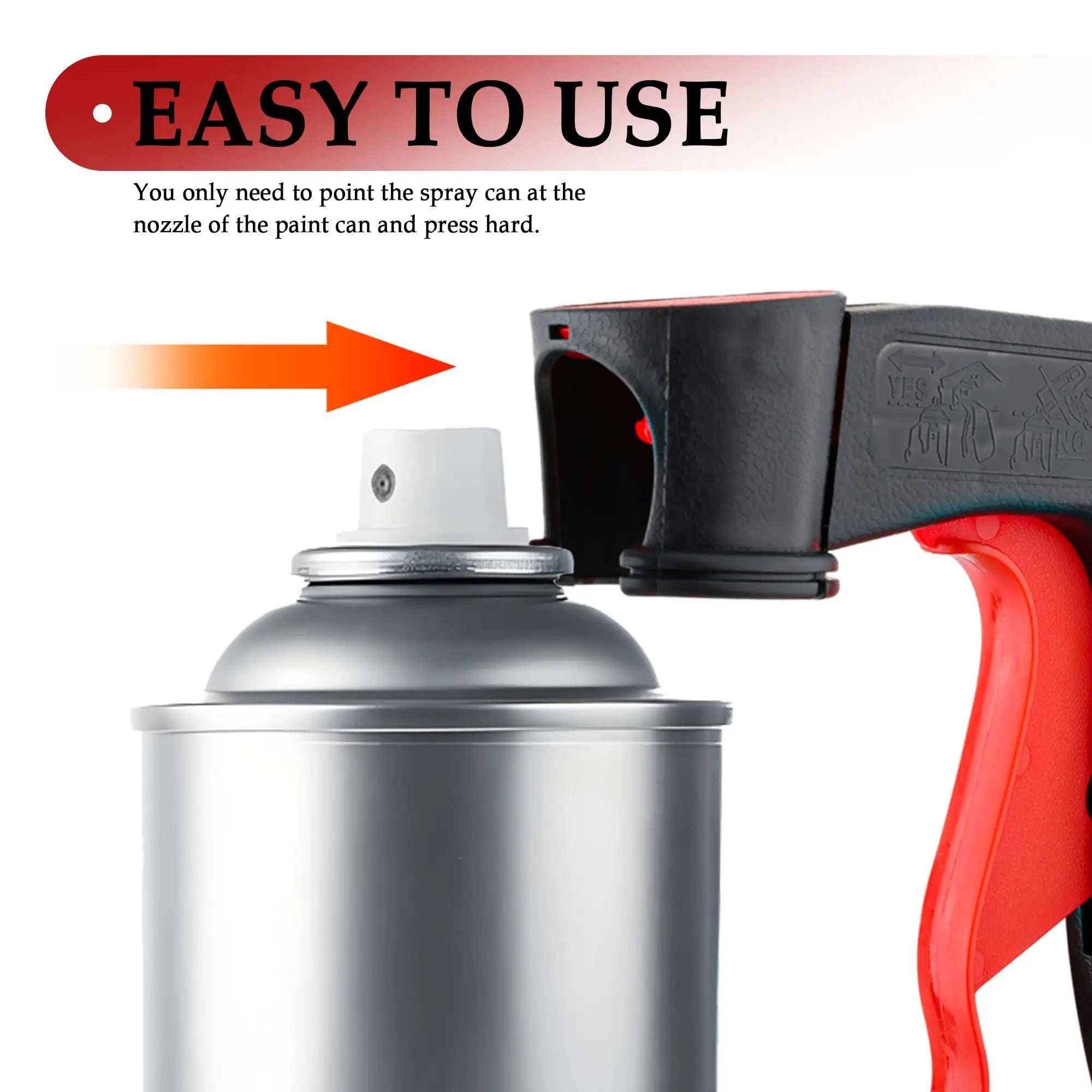Car Spray Trigger Handle | Reusable Aerosol Can Adapter for DIY Painting