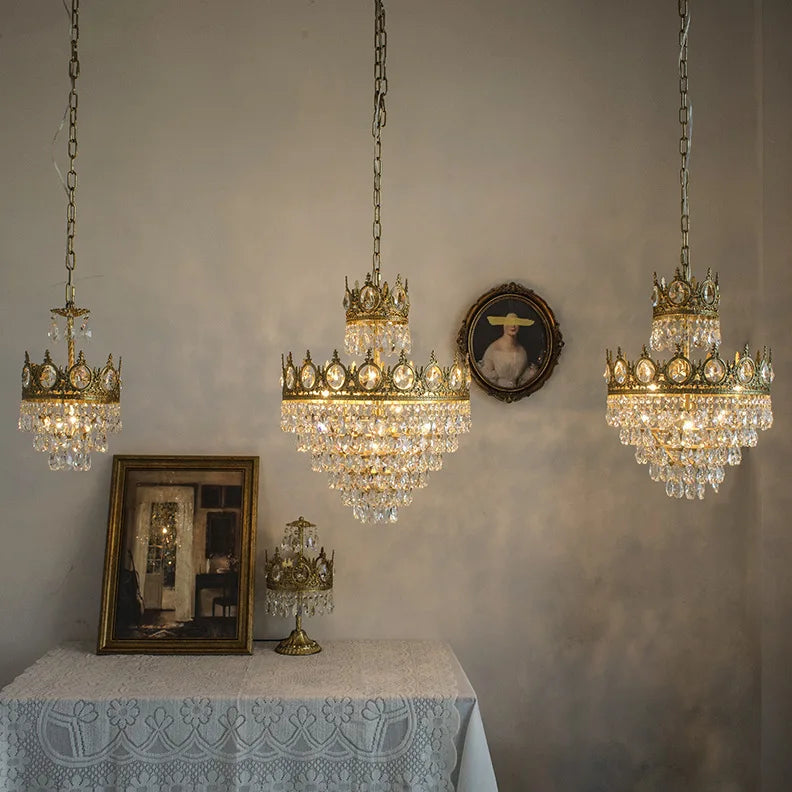 DecorBites™ Crystal LED Pendant Light for Living Room