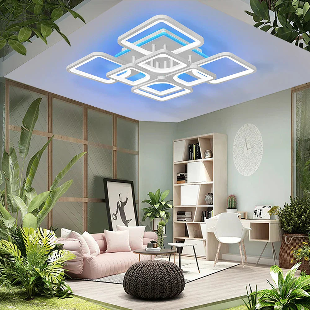 DecorBites™ LED Ceiling Chandelier with Dimmable Light for Home Decor