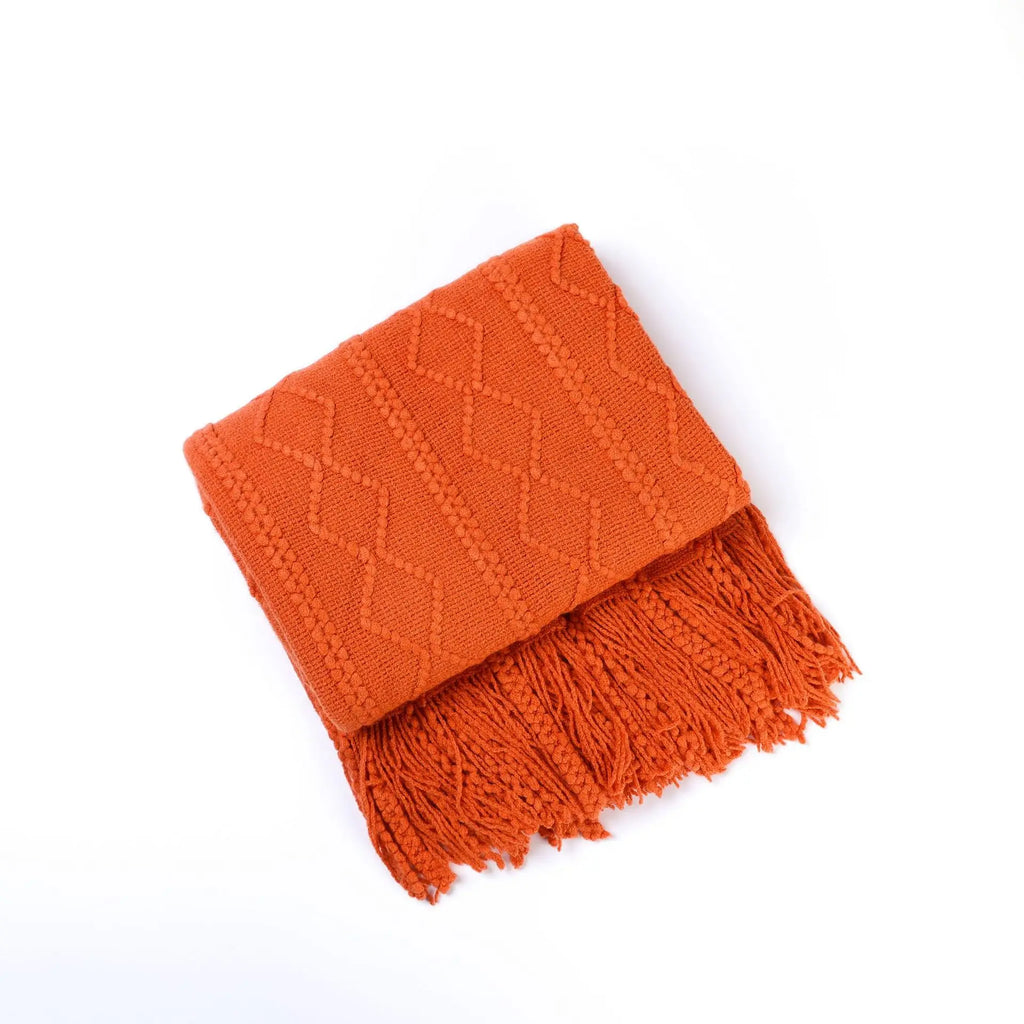 DecorBites™ Cozy Knit Throw Blanket