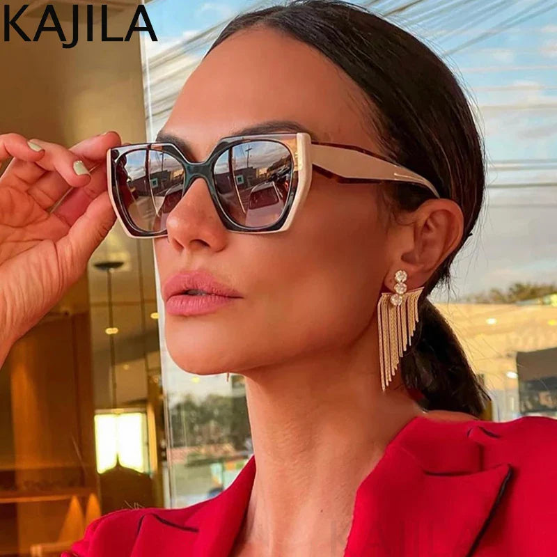 Cat Eye UV400 Square Punk Sunglasses