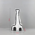 DecorBites™ Abstract Geometric Eye Pattern Vase Resin Handicraft Room Decoration