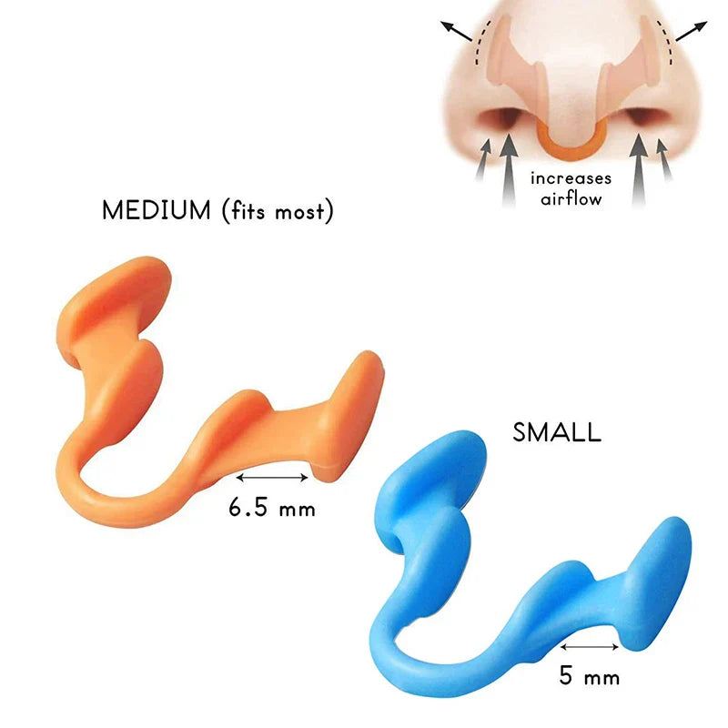 Snoring Relief Nose Clip | Silicone Nasal Dilator for Better Breathing