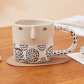 DecorBites™ 340ML Ceramic Coffee Milk Mug with Unique Three-Dimensional Illustration