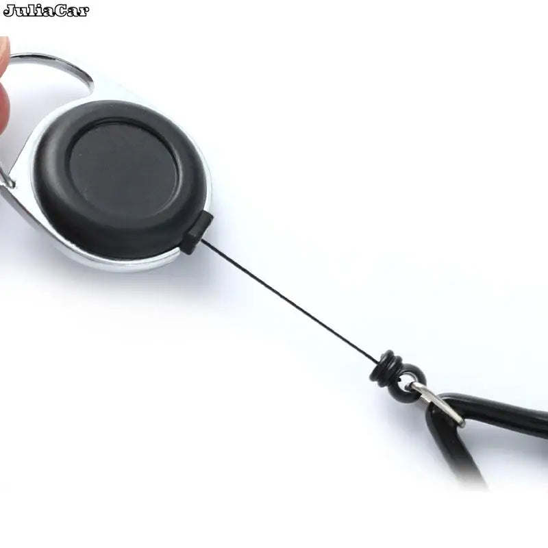 Retractable Lighter Leash with Silicone Cover and Keychain Clip | EDC Safety Accessory