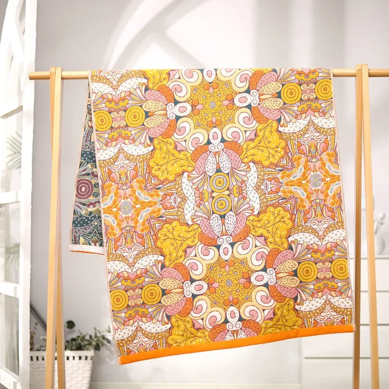 DecorBites™ Cotton Gauze Bath Towel - Soft & Absorbent 80x160cm