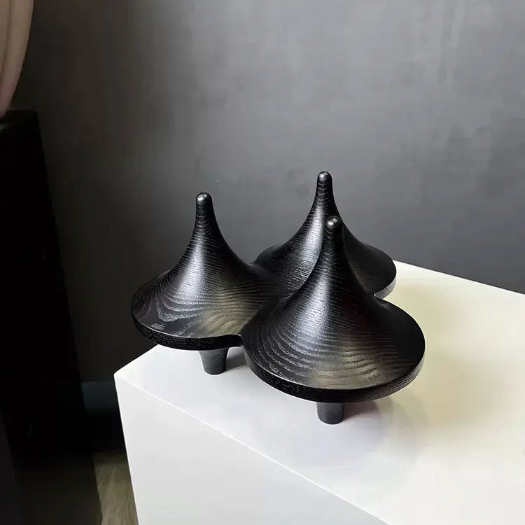 DecorBites™ Geometric Gyroscope Triangle Cone Resin Decorative Figurines Ornament