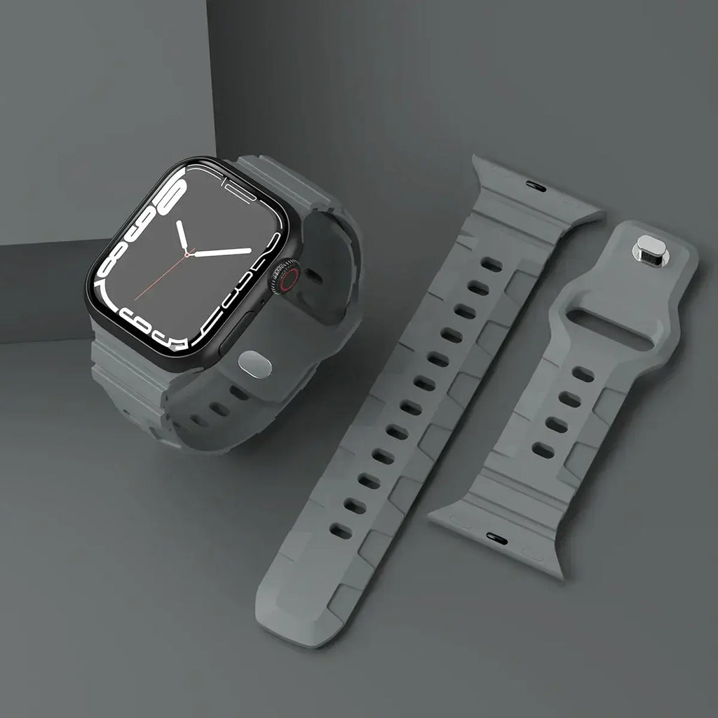 Apple Watch Silicone Strap - Soft Waterproof Flexible Band