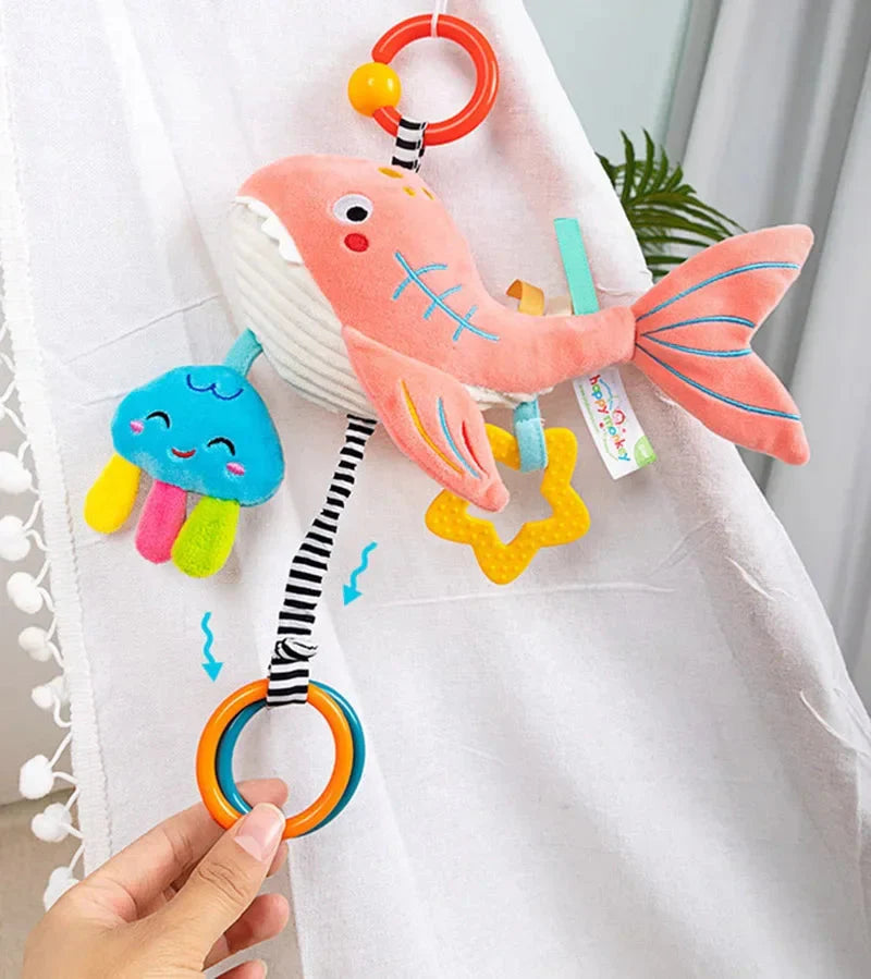 Soft Infant Crib Stroller Mobile Hanging Rattle Toy