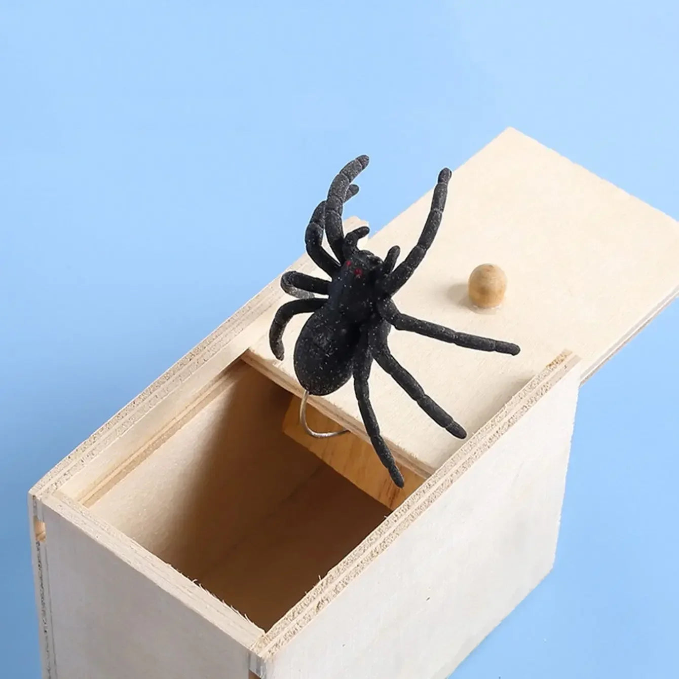 Wooden Surprise Spider Prank Toy | Funny Practical Joke Gift