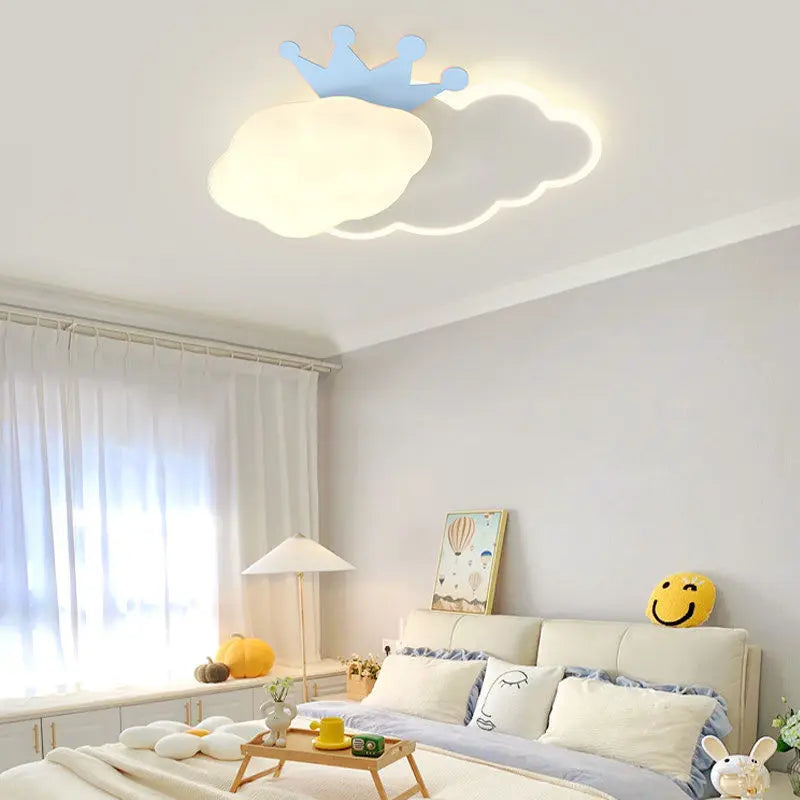 DecorBites™ Cream Clouds Rainbow Ceiling Lamp for Children's Bedroom