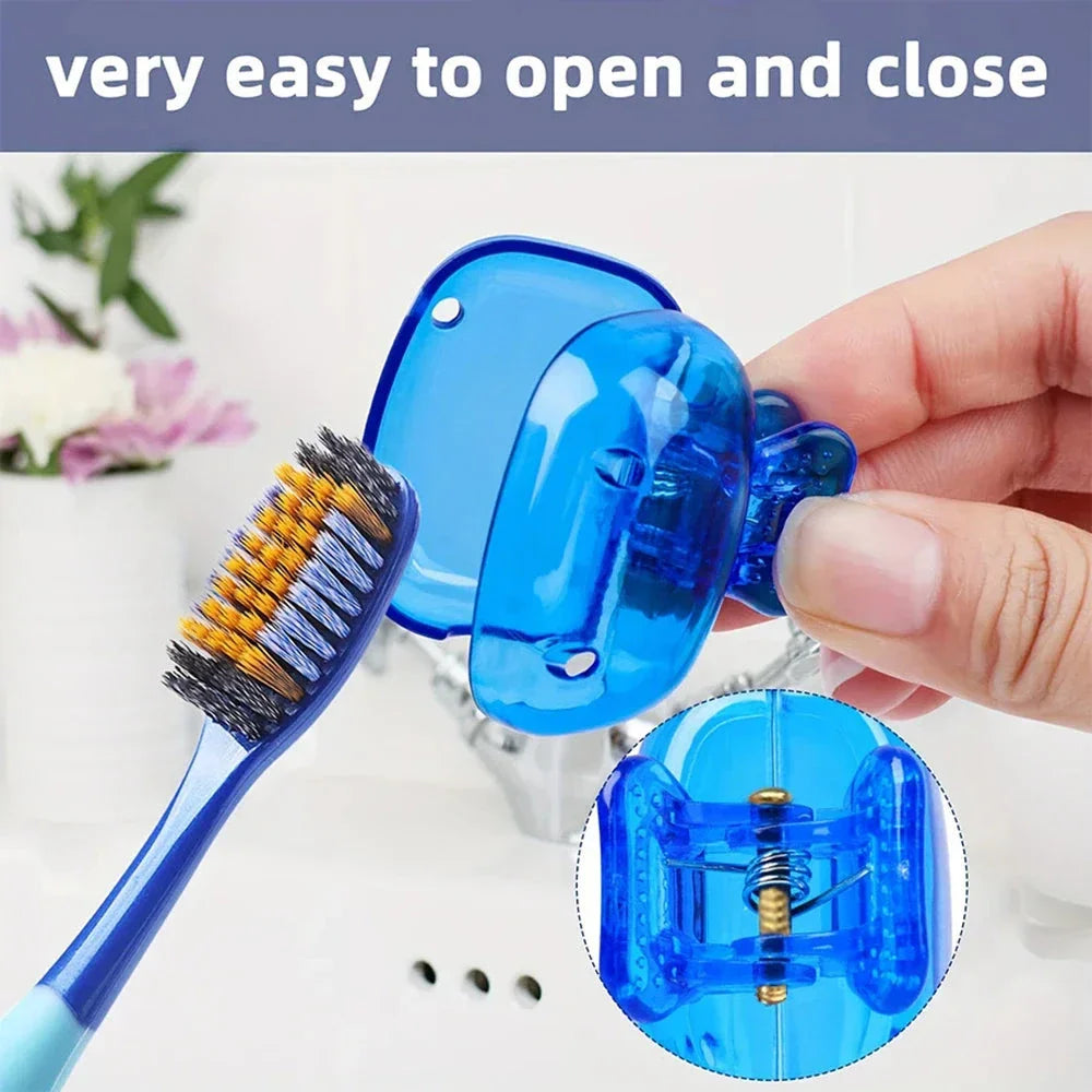 Travel Toothbrush Cover – Waterproof Protective Case with Clip