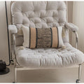DecorBites™ Luxe Black Fluffy Throw Pillow Cover - Modern Simplicity & Art Deco Design
