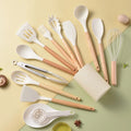 DecorBites™ 14-Piece Silicone Kitchen Utensil Set with Storage Box | Heat-Resistant Cooking Tools
