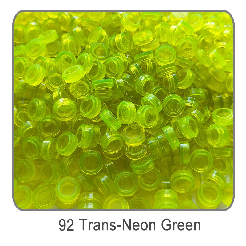 1000Pcs Tile 1x1 Round Building Blocks | 52 Color DIY Educational Creative Toy Set