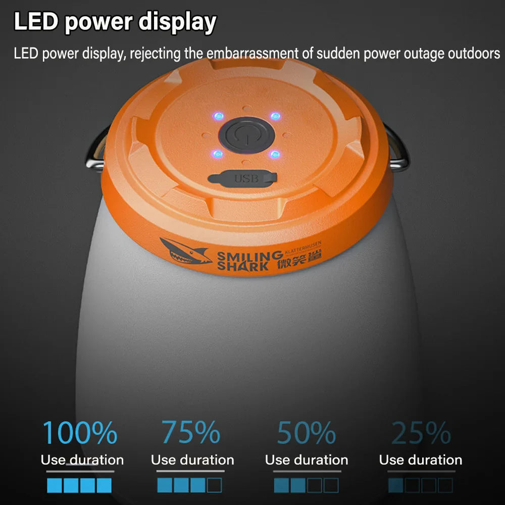 LED Camping Lantern | USB Rechargeable Waterproof Light