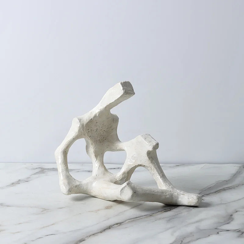 DecorBites™ Abstract Skeleton Decor Figure Sculpture | Home Decoration Figurine