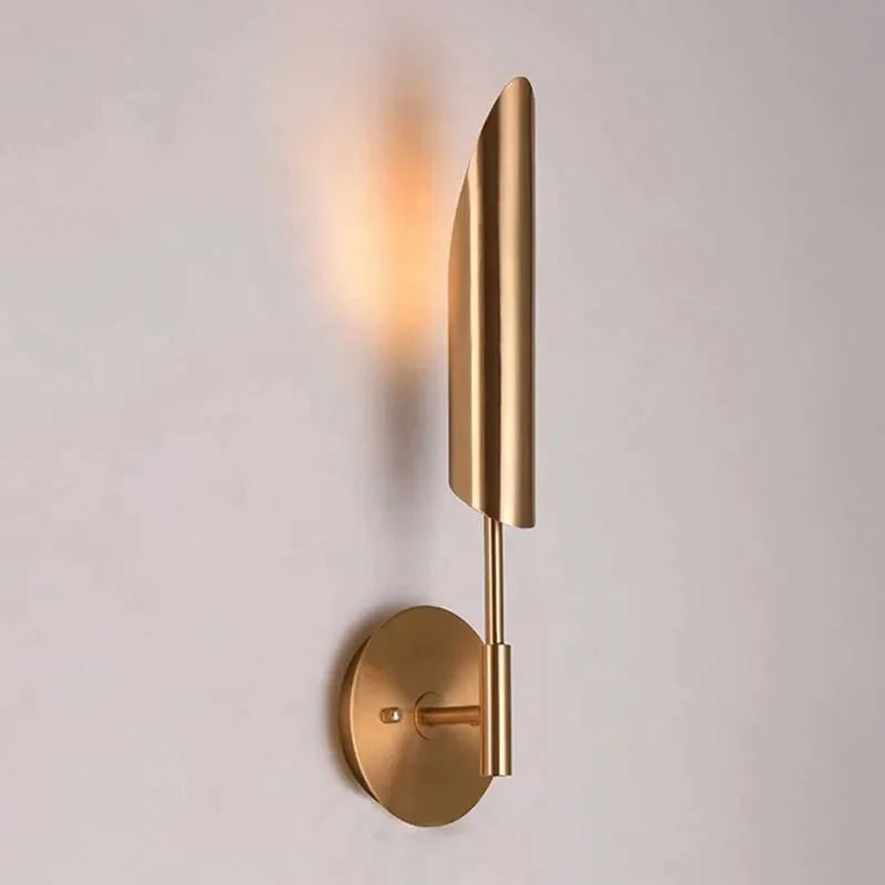 DecorBites™ Golden Luxury Wall Light for Elegant American Style Interior