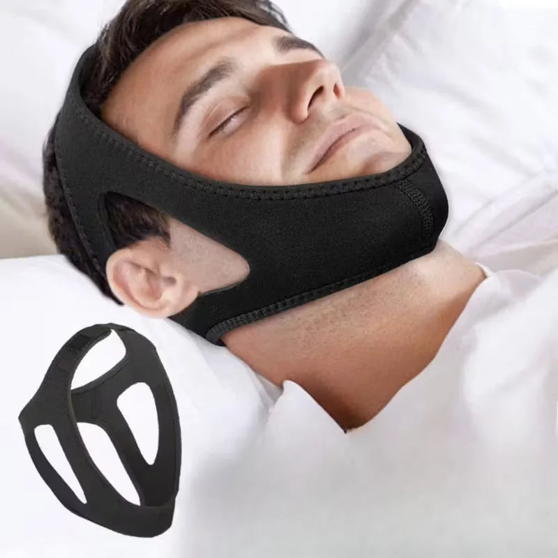 Anti-Snoring Chin Strap | Skin-Friendly Snore Stopper for Better Sleep