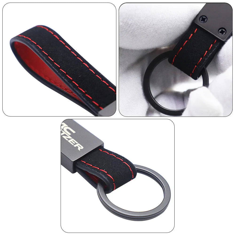 Leather Car Keychain | Premium BMW & Mini Key Ring Accessory